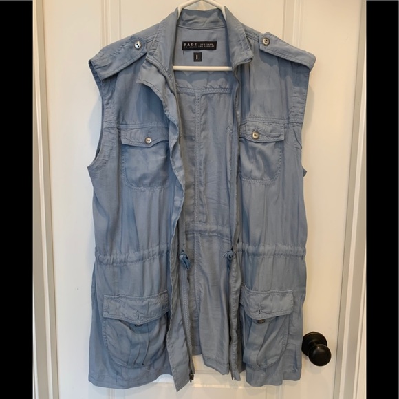 Fade to Blue Jackets & Blazers - Women’s cargo vest
